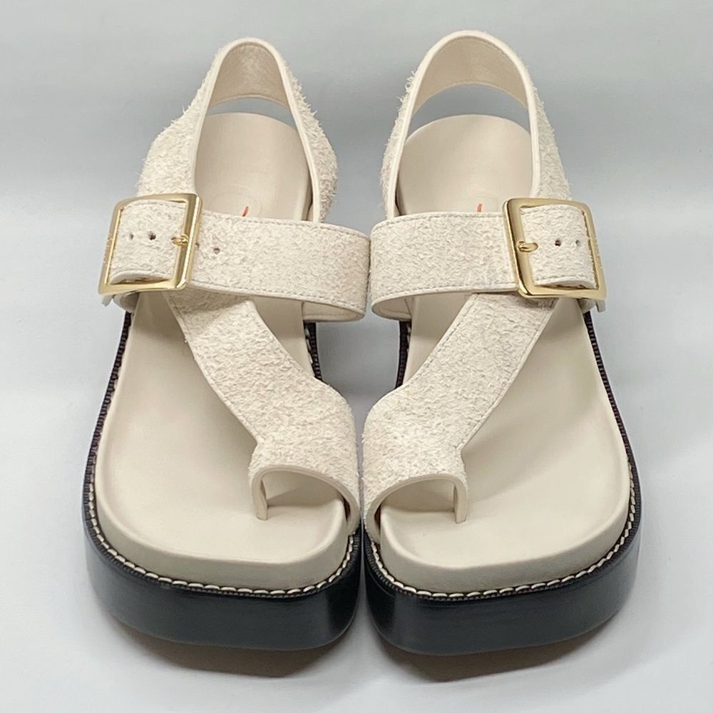 Loewe Ease heel suede sandal size 41 - Picture 3 of 15